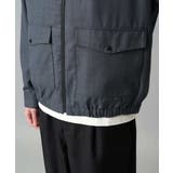 【イージーケア 洗濯機で洗える 毛玉になりにくい】ワイドシルエットショートブルゾ… | a.v.v【MEN】 | 詳細画像15 