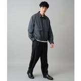 【イージーケア 洗濯機で洗える 毛玉になりにくい】ワイドシルエットショートブルゾ… | a.v.v【MEN】 | 詳細画像4 