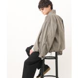 カーキ | 【美シルエット】ワイドシルエットショートモッズブルゾン | a.v.v【MEN】