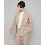 ベージュ | 【イージーケア 洗濯機で洗える 毛玉になりにくい | a.v.v【MEN】