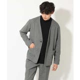 【洗濯機で洗える】ツイードストレッチノーカラージャケット(セットアップ可) | a.v.v【MEN】 | 詳細画像14