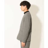 【洗濯機で洗える】ツイードストレッチノーカラージャケット(セットアップ可) | a.v.v【MEN】 | 詳細画像18