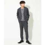 【洗濯機で洗える】ツイードストレッチノーカラージャケット(セットアップ可) | a.v.v【MEN】 | 詳細画像7