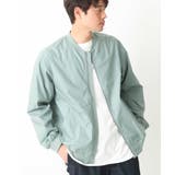 ミントグリーン | ライトストレッチリブブルゾン | a.v.v【MEN】