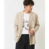 【イージーケア/毛玉になりにくい/ストレッチ】ダブルブレストジャケット | a.v.v【MEN】 | 詳細画像1