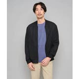 【洗濯機で洗える】ヘリンボーンシアーリブブルゾン | a.v.v【MEN】 | 詳細画像12 