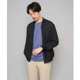 【洗濯機で洗える】ヘリンボーンシアーリブブルゾン | a.v.v【MEN】 | 詳細画像13 