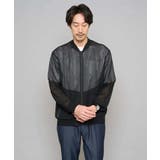 【洗濯機で洗える】ヘリンボーンシアーリブブルゾン | a.v.v【MEN】 | 詳細画像19 