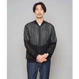 【洗濯機で洗える】ヘリンボーンシアーリブブルゾン | a.v.v【MEN】 | 詳細画像20 