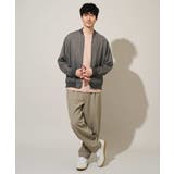 【洗濯機で洗える】ヘリンボーンシアーリブブルゾン | a.v.v【MEN】 | 詳細画像29 