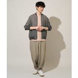 【洗濯機で洗える】ヘリンボーンシアーリブブルゾン | a.v.v【MEN】 | 詳細画像31 