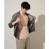 【洗濯機で洗える】ヘリンボーンシアーリブブルゾン | a.v.v【MEN】 | 詳細画像34 