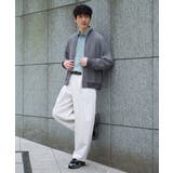 【洗濯機で洗える】ヘリンボーンシアーリブブルゾン | a.v.v【MEN】 | 詳細画像37 