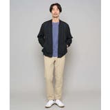 【洗濯機で洗える】ヘリンボーンシアーリブブルゾン | a.v.v【MEN】 | 詳細画像5 