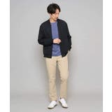 【洗濯機で洗える】ヘリンボーンシアーリブブルゾン | a.v.v【MEN】 | 詳細画像6 