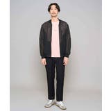 【洗濯機で洗える】ヘリンボーンシアーリブブルゾン | a.v.v【MEN】 | 詳細画像8 