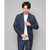 【イージーケア/接触冷感】デニムライクストレッチスマートジャケット | a.v.v【MEN】 | 詳細画像14 