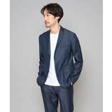 【イージーケア/接触冷感】デニムライクストレッチスマートジャケット | a.v.v【MEN】 | 詳細画像18 