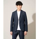 【イージーケア/接触冷感】デニムライクストレッチスマートジャケット | a.v.v【MEN】 | 詳細画像36 