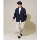 【洗濯機で洗える】シアーダブルブレストジャケット | a.v.v【MEN】 | 詳細画像4