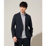 ネイビー | 【雑誌MonoMax6月号掲載】春夏のオフィススタイルにおすすめシアサッカースマ… | a.v.v【MEN】
