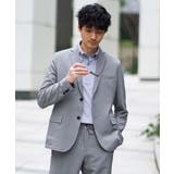 グレー | 【雑誌MonoMax6月号掲載】春夏のオフィススタイルにおすすめシアサッカースマ… | a.v.v【MEN】