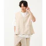 【接触冷感】ワンサイズVネックベスト(セットアップ可) | a.v.v【MEN】 | 詳細画像19 