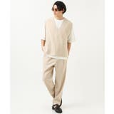 【接触冷感】ワンサイズVネックベスト(セットアップ可) | a.v.v【MEN】 | 詳細画像2 