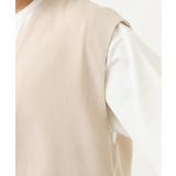 【接触冷感】ワンサイズVネックベスト(セットアップ可) | a.v.v【MEN】 | 詳細画像24 