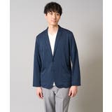 【イージーケア 接触冷感】ブライト天竺シェイプジャケット【吸水速乾 UVカット】 | a.v.v【MEN】 | 詳細画像16 