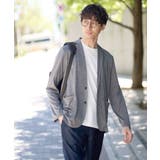 【イージーケア 接触冷感】ブライト天竺シェイプジャケット【吸水速乾 UVカット】 | a.v.v【MEN】 | 詳細画像18 