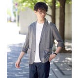 【イージーケア 接触冷感】ブライト天竺シェイプジャケット【吸水速乾 UVカット】 | a.v.v【MEN】 | 詳細画像19 