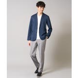 【イージーケア 接触冷感】ブライト天竺シェイプジャケット【吸水速乾 UVカット】 | a.v.v【MEN】 | 詳細画像3 