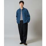 【洗濯機で洗える】ワイドシルエットデニムカバーオール | a.v.v【MEN】 | 詳細画像9 