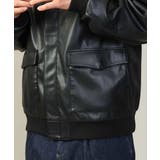 【洗濯機で洗える】フェイクレザーブルゾン | a.v.v【MEN】 | 詳細画像26