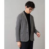 【イージーケア ストレッチ】ハニカムジャージースマートジャケット【洗濯機で洗える… | a.v.v【MEN】 | 詳細画像1 