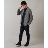 【イージーケア ストレッチ】ハニカムジャージースマートジャケット【洗濯機で洗える… | a.v.v【MEN】 | 詳細画像3 