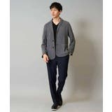 【イージーケア ストレッチ】ハニカムジャージースマートジャケット【洗濯機で洗える… | a.v.v【MEN】 | 詳細画像8 