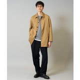 【撥水/毛玉になりにくい】ステンカラーコート | a.v.v【MEN】 | 詳細画像3