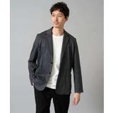 【イージーケア ストレッチ】メランジポンチテーラードジャケット【洗濯機で洗える】… | a.v.v【MEN】 | 詳細画像35 