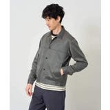 【イージーケア/洗濯機で洗える/2WAYストレッチ】カルゼスエードブルゾン | a.v.v【MEN】 | 詳細画像15 