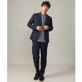 【イージーケア ストレッチ】スマートシャンブレーテーラードジャケット(セットアッ… | a.v.v【MEN】 | 詳細画像3 