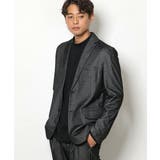 ブラック | 【通年着用OK】スマートインレイニットシェイプジャケット(セットアップ可） | a.v.v【MEN】