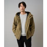 カーキ | 【軽撥水/防風】SORONAラミネートコーティングマウンテンパーカー | a.v.v【MEN】