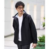 ブラック | 【軽撥水/防風】SORONAラミネートコーティングマウンテンパーカー | a.v.v【MEN】