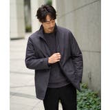 ダークグレー | 【軽撥水/防風】SORONA中綿スタンドブルゾン | a.v.v【MEN】