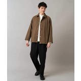 【洗濯機で洗える】ラグランスリーブショートブルゾン | a.v.v【MEN】 | 詳細画像2