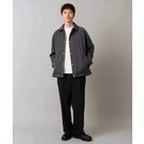 【洗濯機で洗える】ラグランスリーブショートブルゾン | a.v.v【MEN】 | 詳細画像5