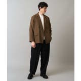 【イージーケア 毛玉になりにくい】LANATECヘリンボーンダブルブレストジャケ… | a.v.v【MEN】 | 詳細画像12 
