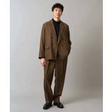 【イージーケア 毛玉になりにくい】LANATECヘリンボーンダブルブレストジャケ… | a.v.v【MEN】 | 詳細画像3 